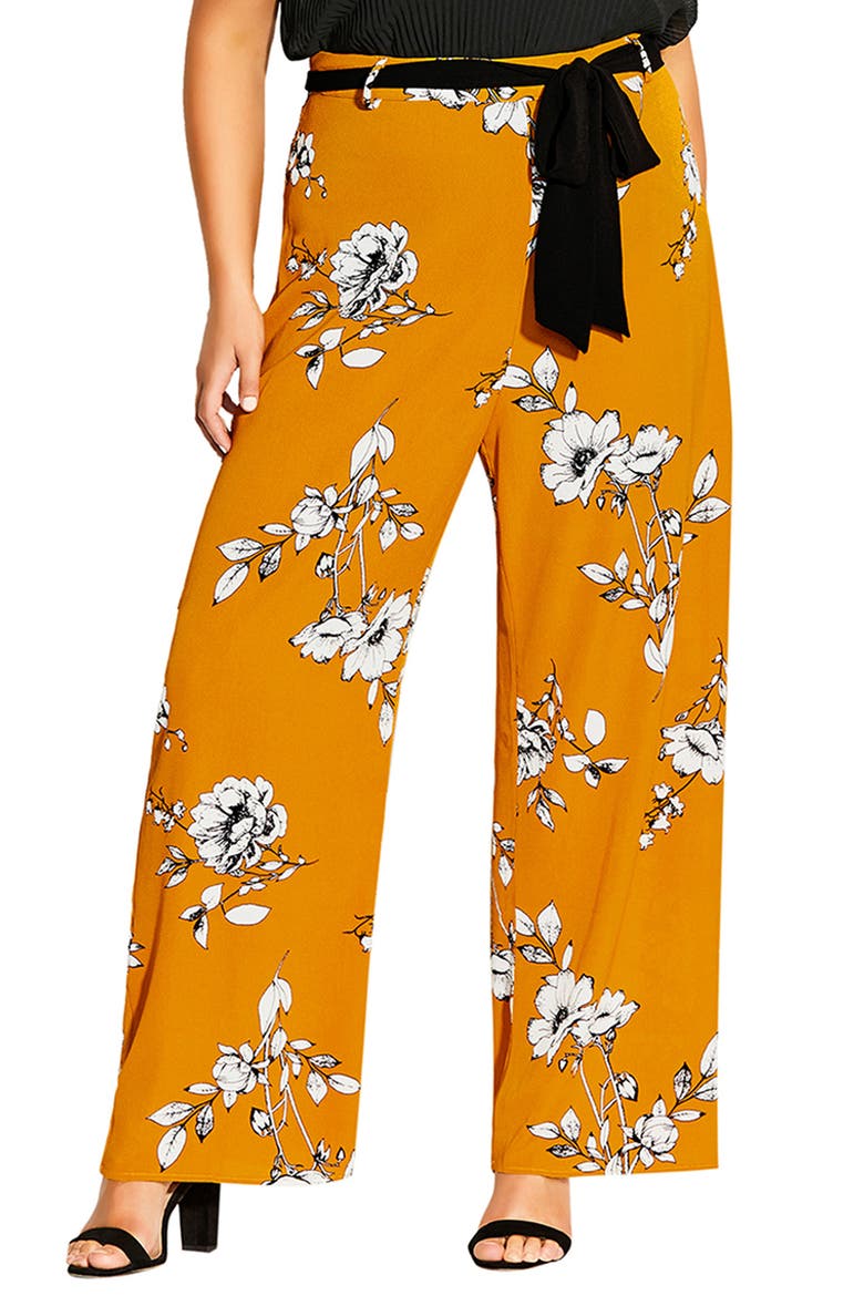 Serene Floral Pants, Main, color, SERENE FLORAL
