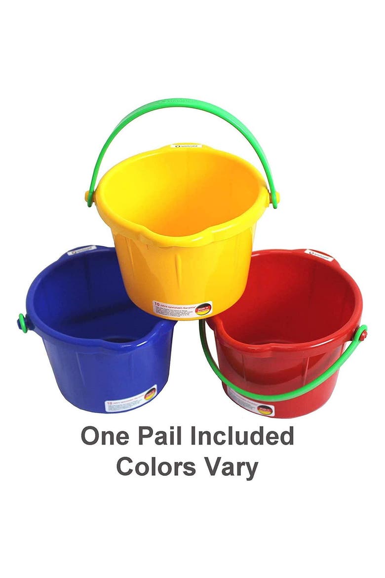 Small Sand Pail - 1.5 Liter - Sold Individually - Colors Vary, Alternate, color, Multi