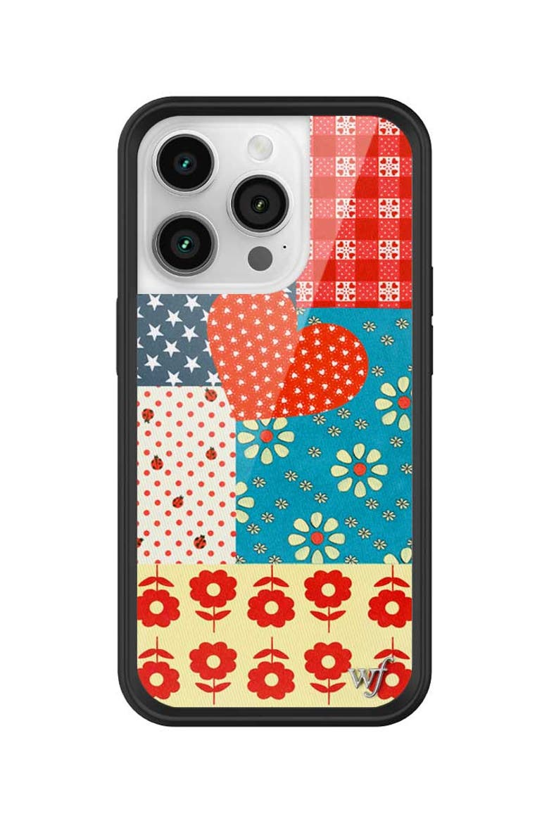 Flower Patch iPhone Case, Alternate, color, Red