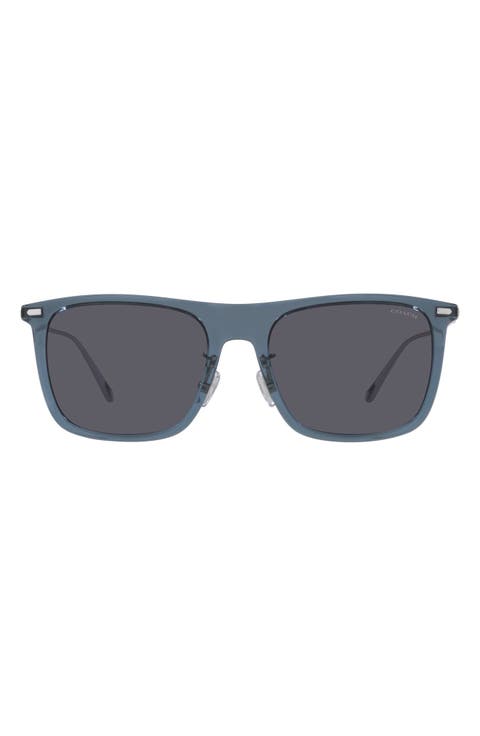 56mm Square Sunglasses