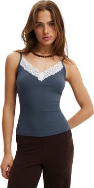 Cotton On Women's Lace Trim Longline Cami