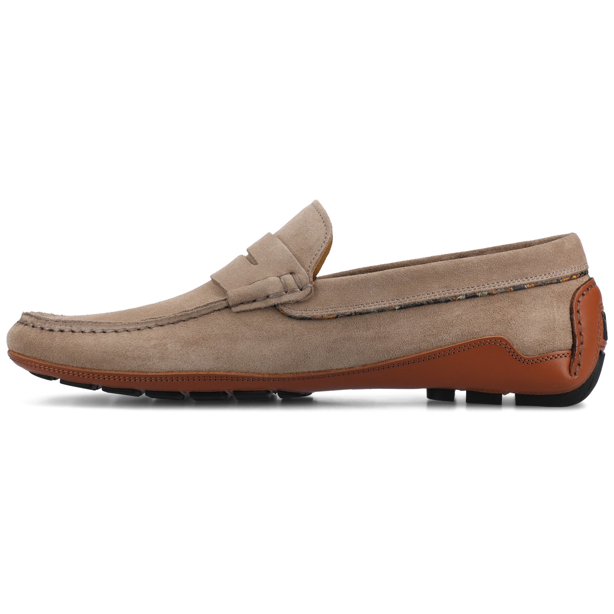 The Luke Driver Moc, Alternate, color, Taupe/Suede