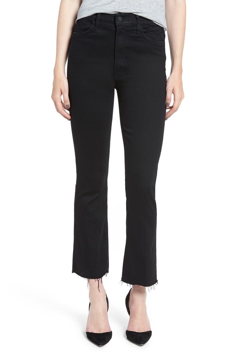 The Hustler High Waist Ankle Fray Jeans, Main, color, NOT GUILTY