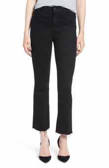 The Hustler High Waist Ankle Fray Jeans