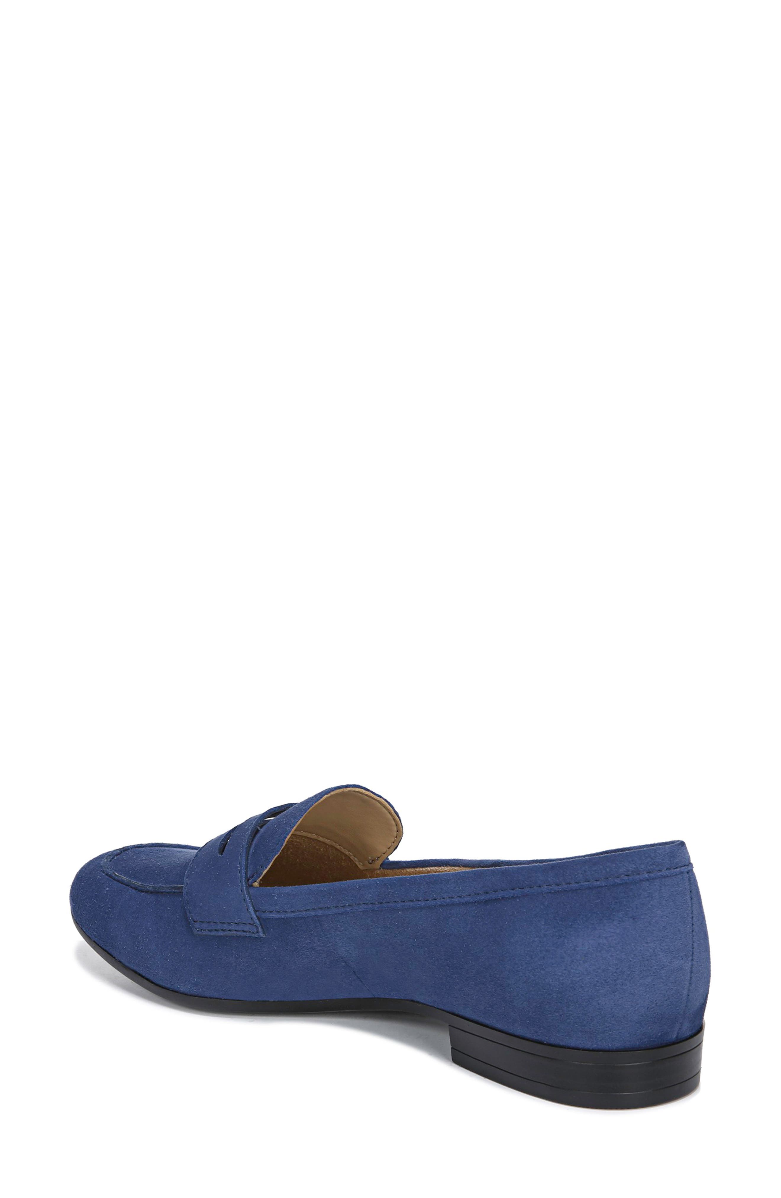 Juliette Loafer, Alternate, color, DEEP SAPPHIRE SUEDE
