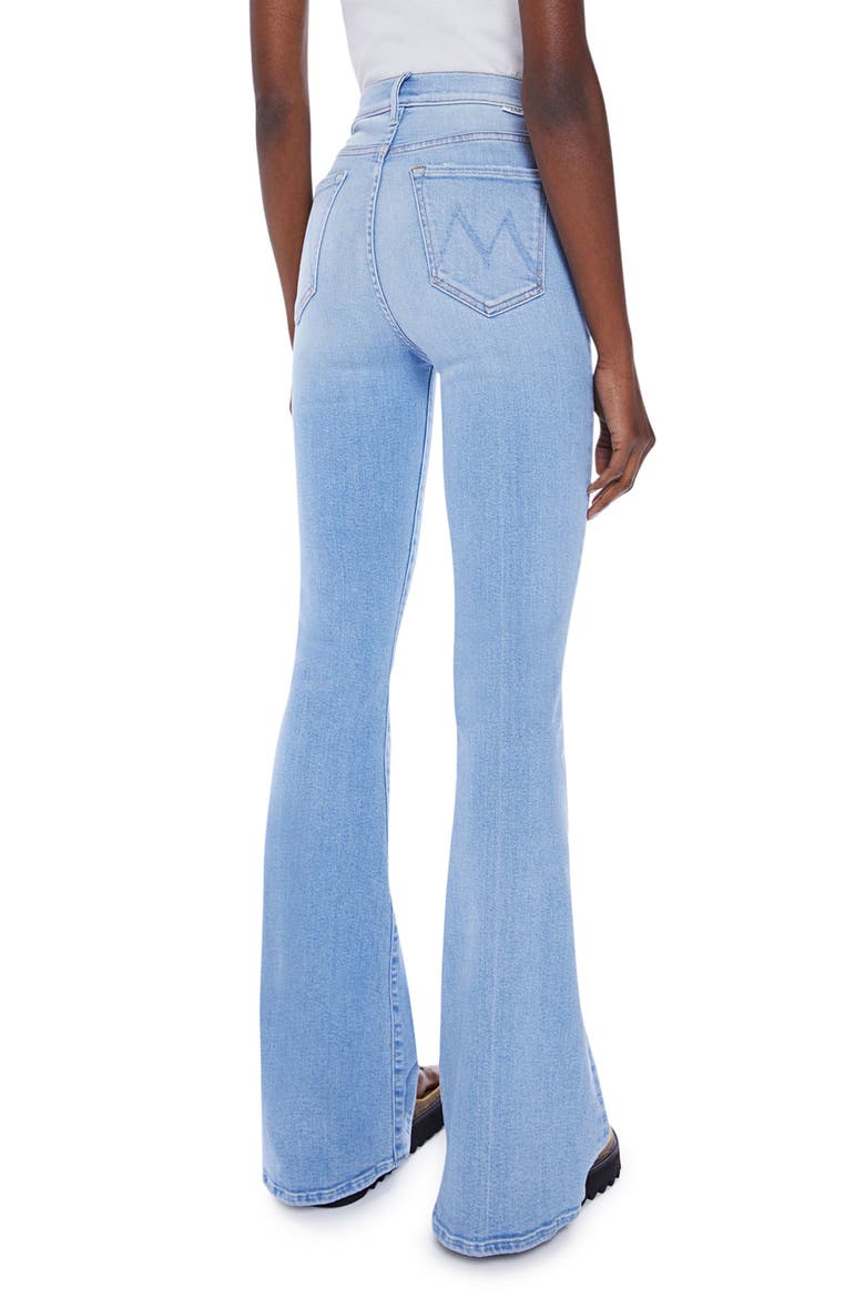 The Super Cruiser High Waist Flare Jeans, Alternate, color, SUN DRENCHED
