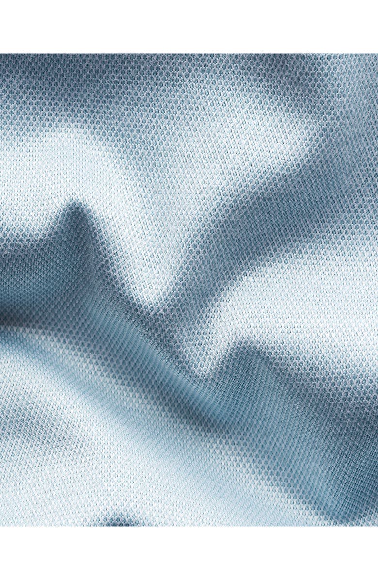 Eton Contemporary Fit Filo di Scozia Jersey Dress Shirt, Alternate, color, Light Green