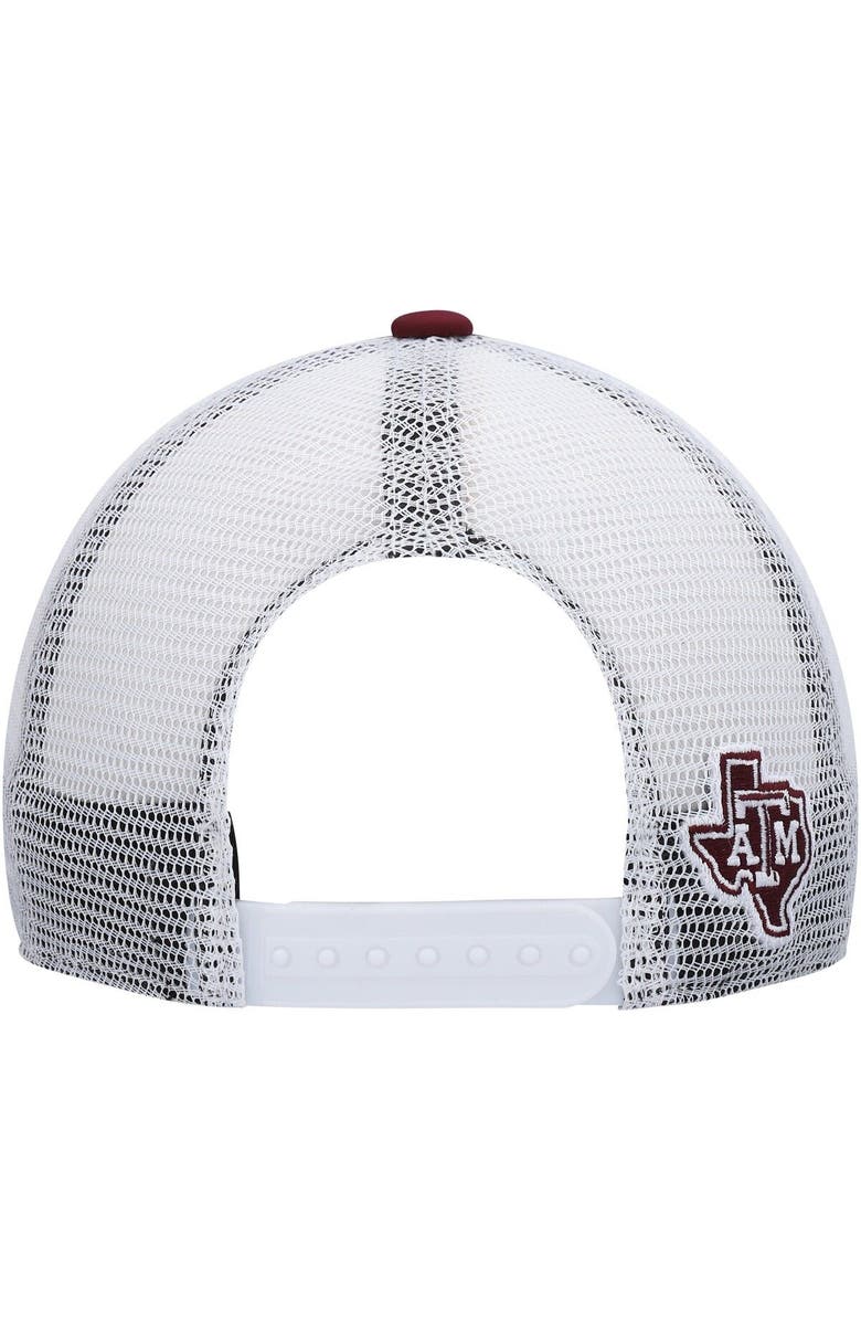 adidas Men's adidas Maroon/White Texas A&M Aggies Foam Trucker Snapback Hat, Alternate, color, 