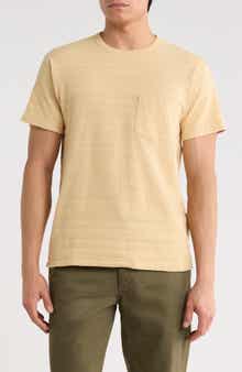 BUCK MASON Vintage Jacquard Classic Crew T-Shirt