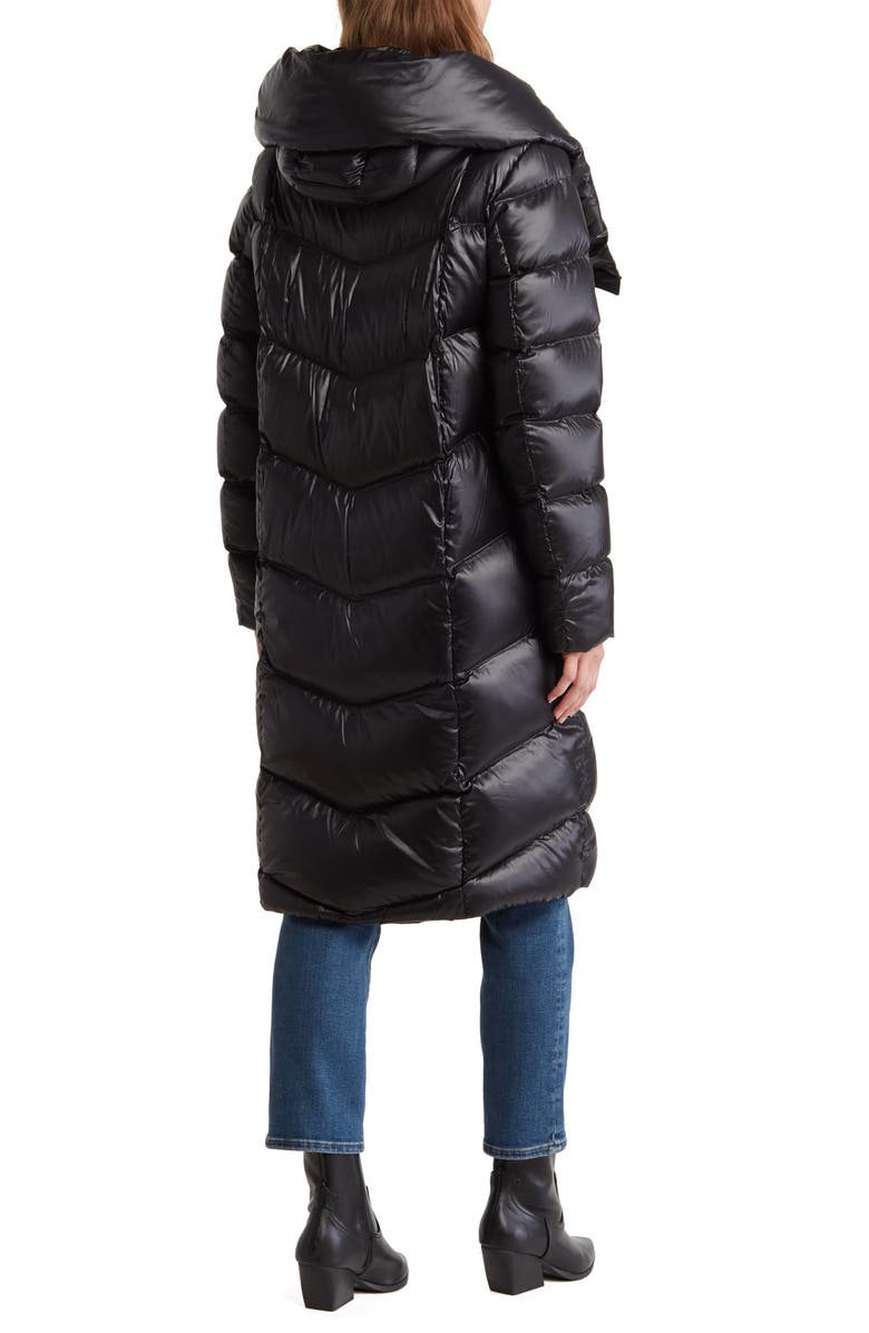 Donna Karan New York Hooded Sleeping Bag Puffer Jacket, Alternate, color, 