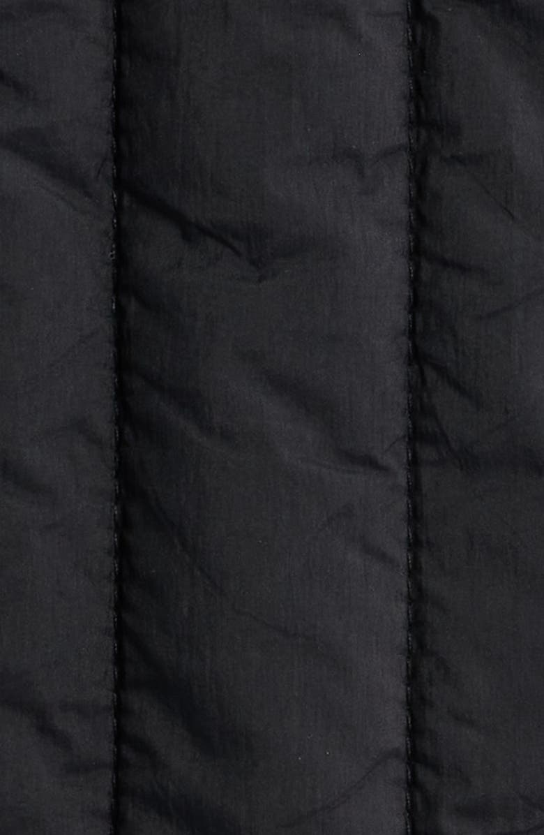 Rains Banja Liner Overshirt, Alternate, color, Black