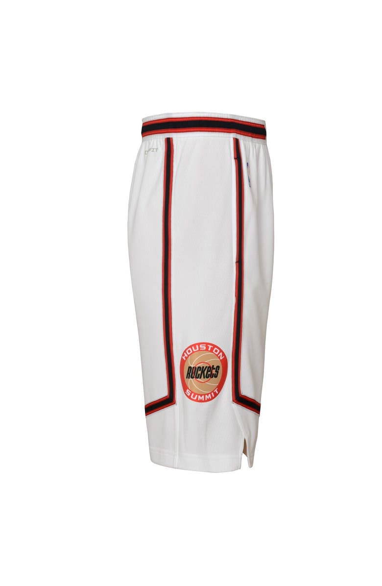 Nike Youth Nike  White Houston Rockets 2024/25 City Edition Swingman Performance Shorts, Alternate, color, 