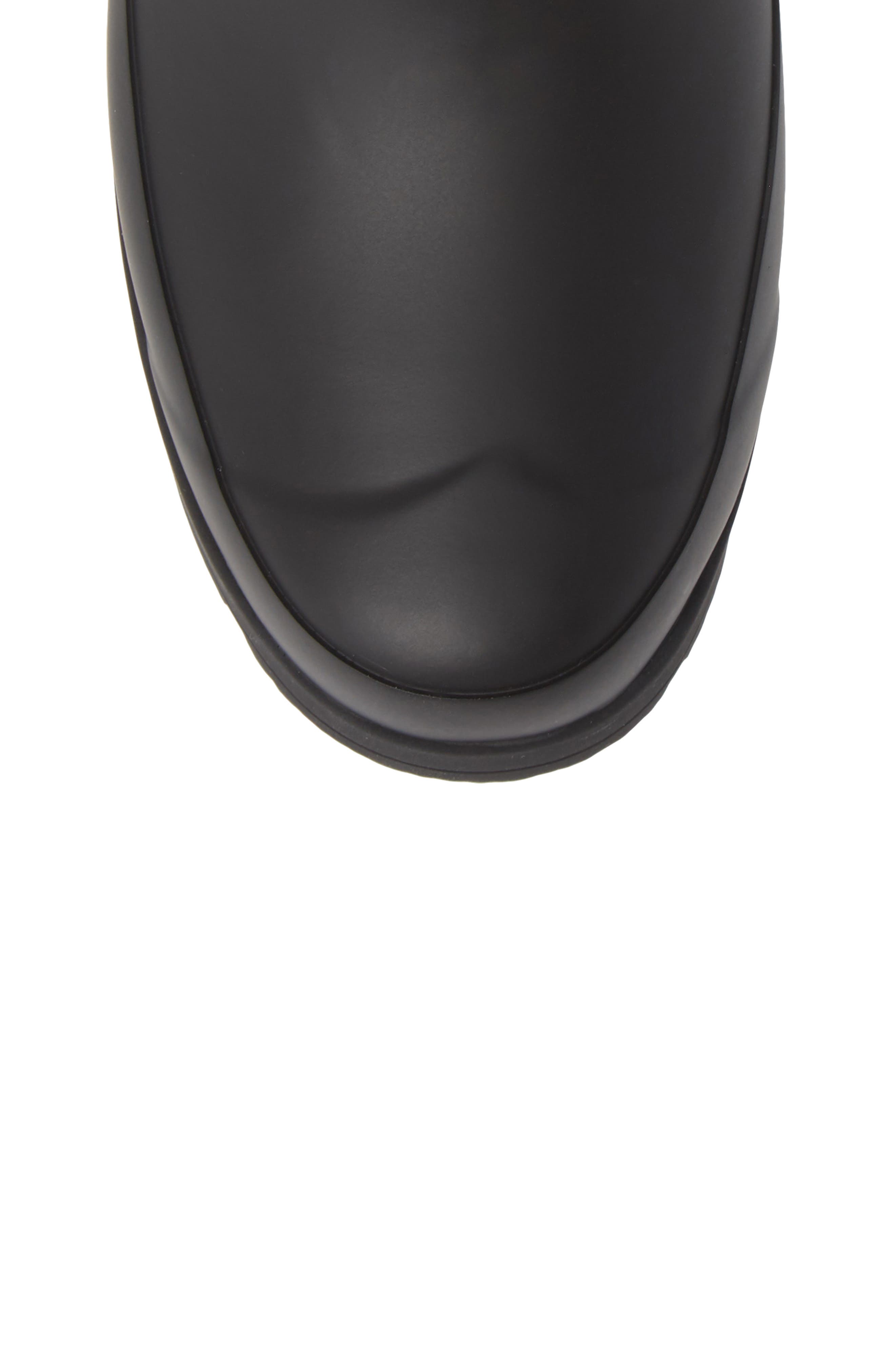 Hunter Original Play Waterproof Rain Bootie, Alternate, color, Black