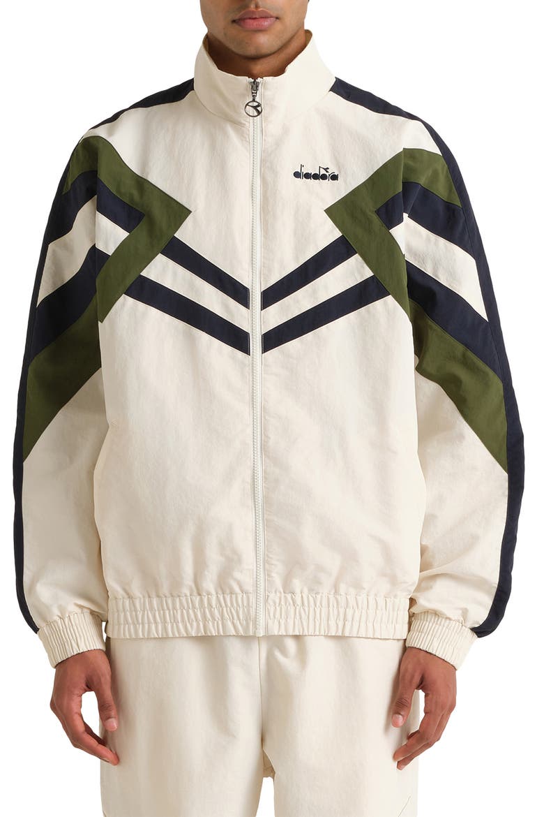 x Palmes Legacy Track Jacket, Main, color, WHITE ALYSSUM