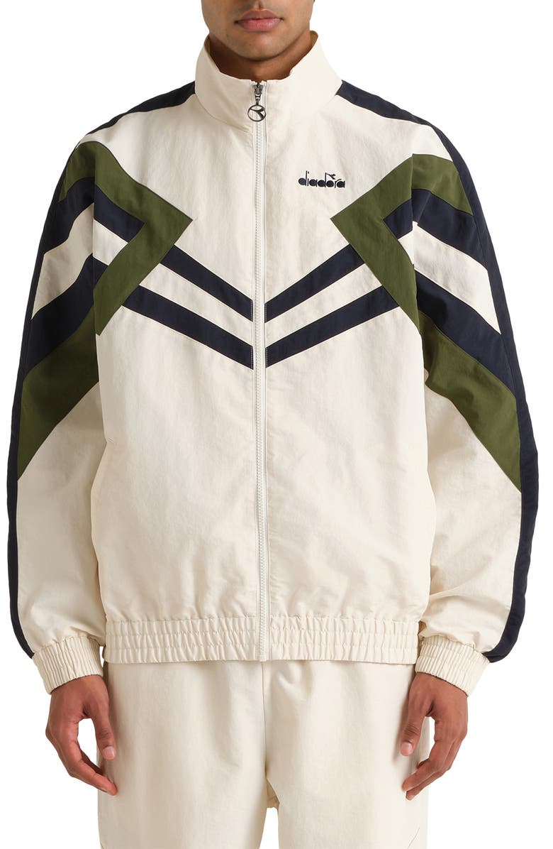 Diadora x Palmes Legacy Track Jacket, Main, color, White Alyssum