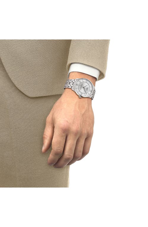 Tissot Chemin Des Tourelles Powermatic 80 Bracelet Watch, 42mm In Silver