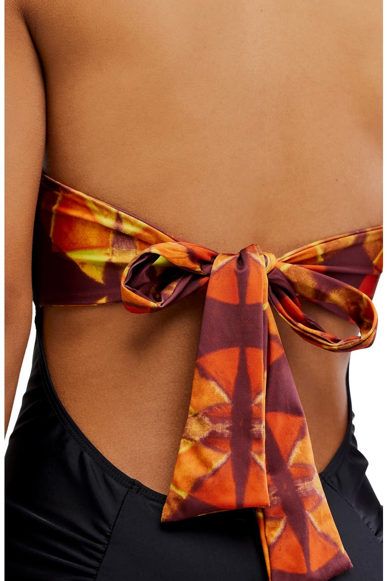 Poppy Strapless One-Piece Swimsuit, Alternate, color, BLACK MARTINI MIX