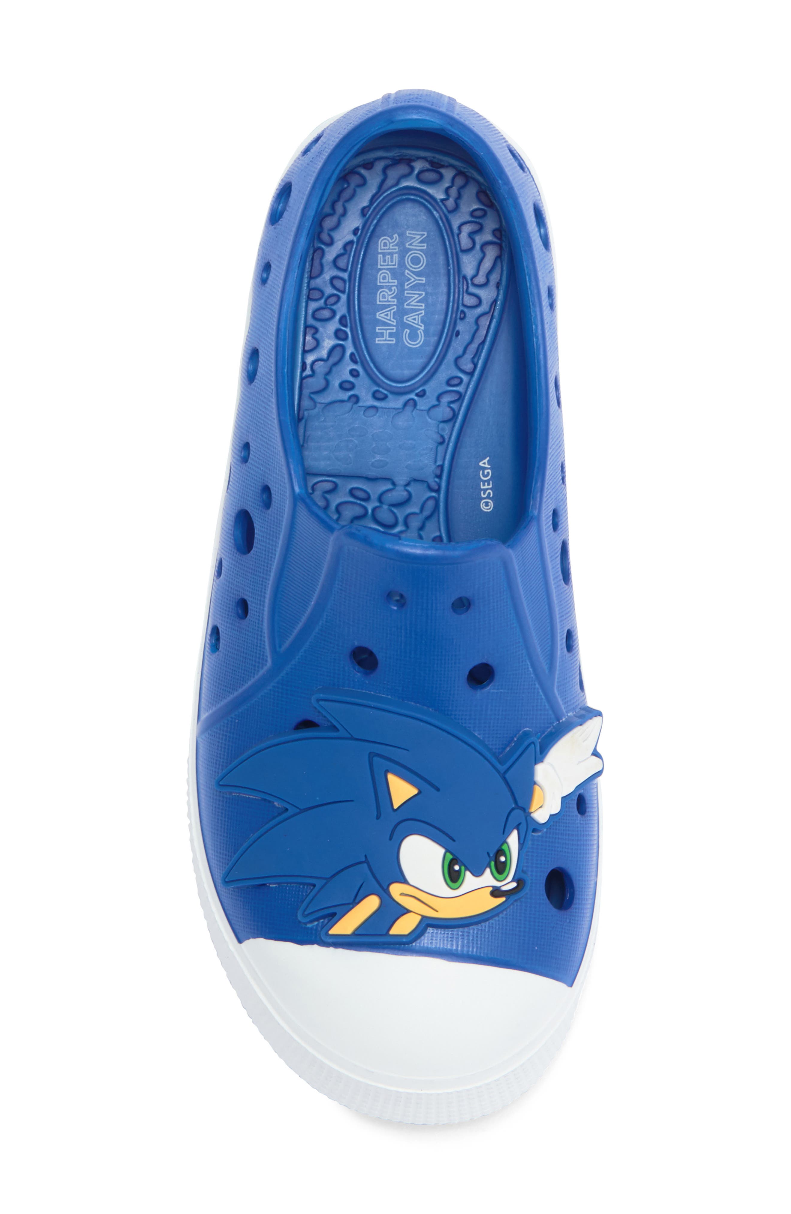 Harper Canyon Kids' Sonic the Hedgehog Water Shoe, Alternate, color, Blue