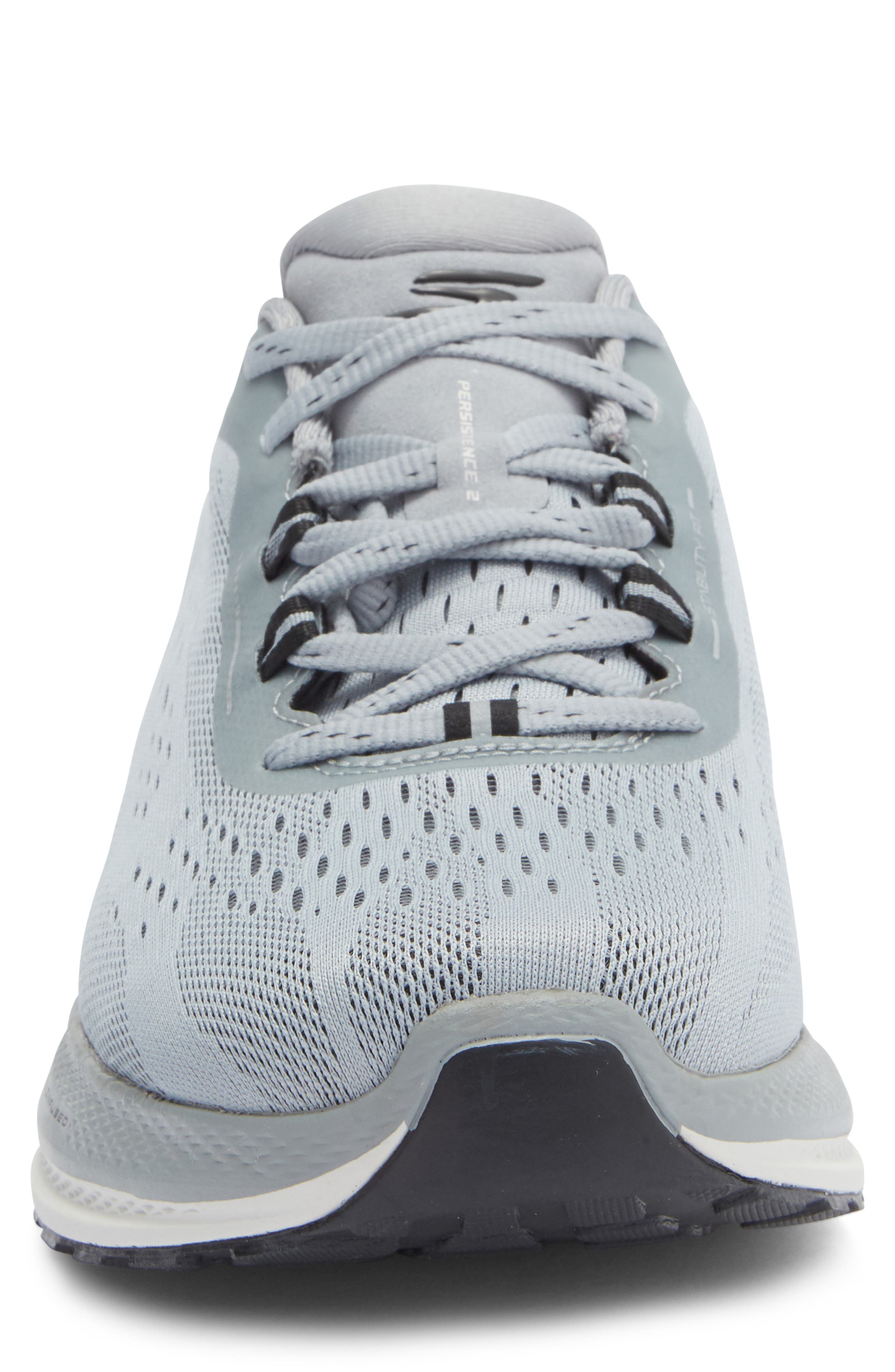 SKECHERS GO RUN Persistence 2 Running Shoe, Alternate, color, Gray/ Black