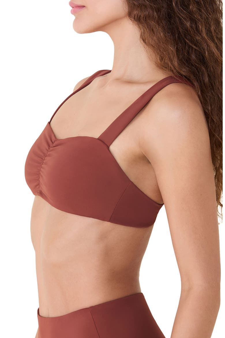 The Sahara Bikini Top, Alternate, color, CARAMEL