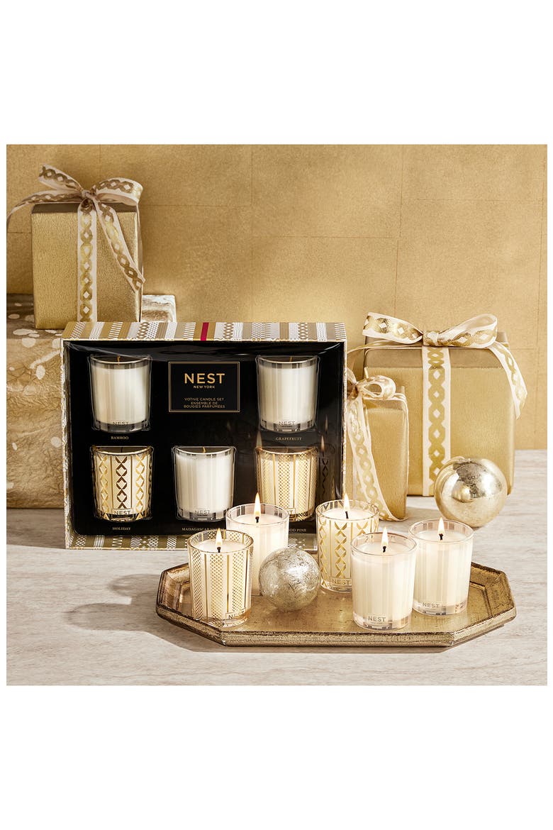 5-Piece Votive Candle Set, Alternate, color, NO COLOR