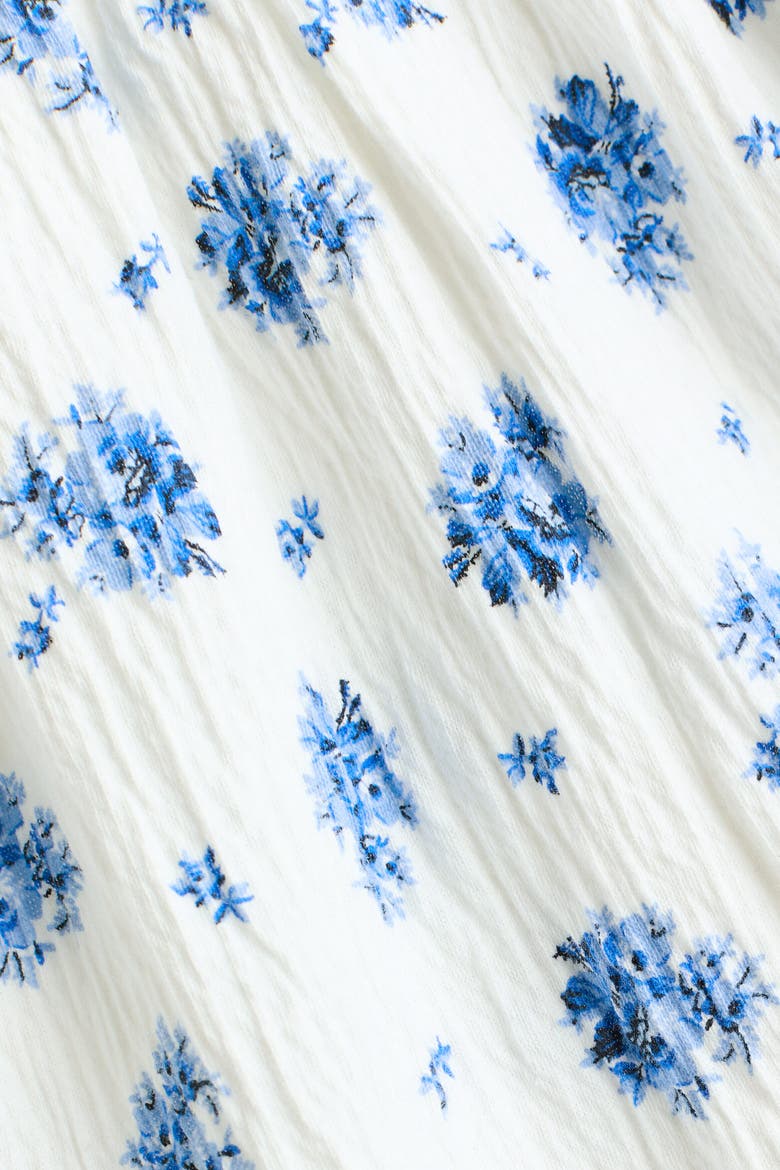 Tiered Crinkled Skirt, Alternate, color, White/floral