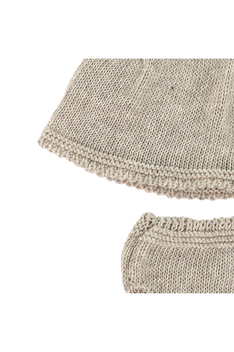 Knitted Doll Outfit for 12 5/8 inch Dolls, Alternate, color, Beige