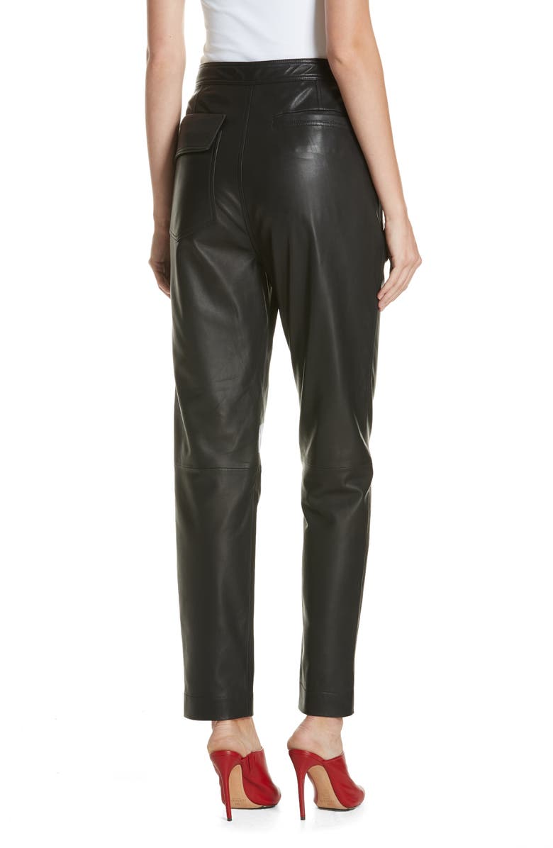 Robert Rodriguez Leather Pants, Alternate, color, 