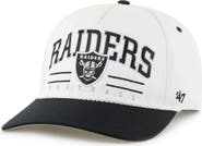 '47 Men's '47 White/Black Las Vegas Raiders Roscoe Two-Toned Hitch Adjustable Hat