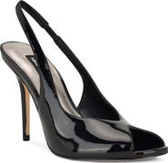 Nine West Pretta Slingback Peep Toe Pump