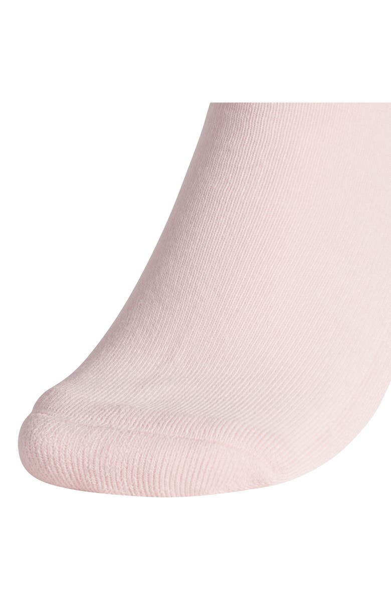 adidas Gender Inclusive Assorted 3-Pack Scrunch Crew Socks, Alternate, color, Sandy Pink/ Off White/ Black