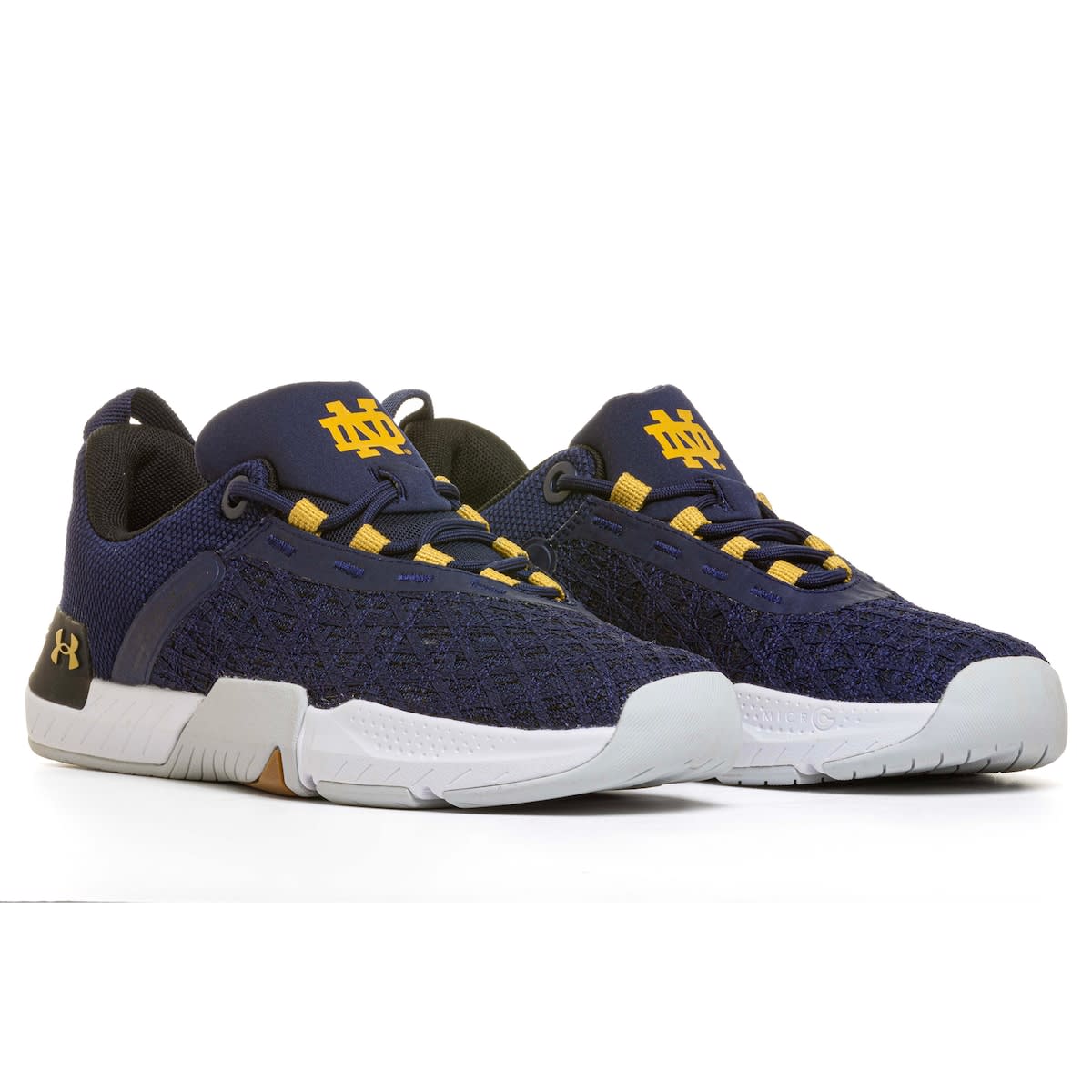 Under Armour Men's Under Armour  Navy Notre Dame Fighting Irish TriBase Reign 5 Training Shoes, Alternate, color, 