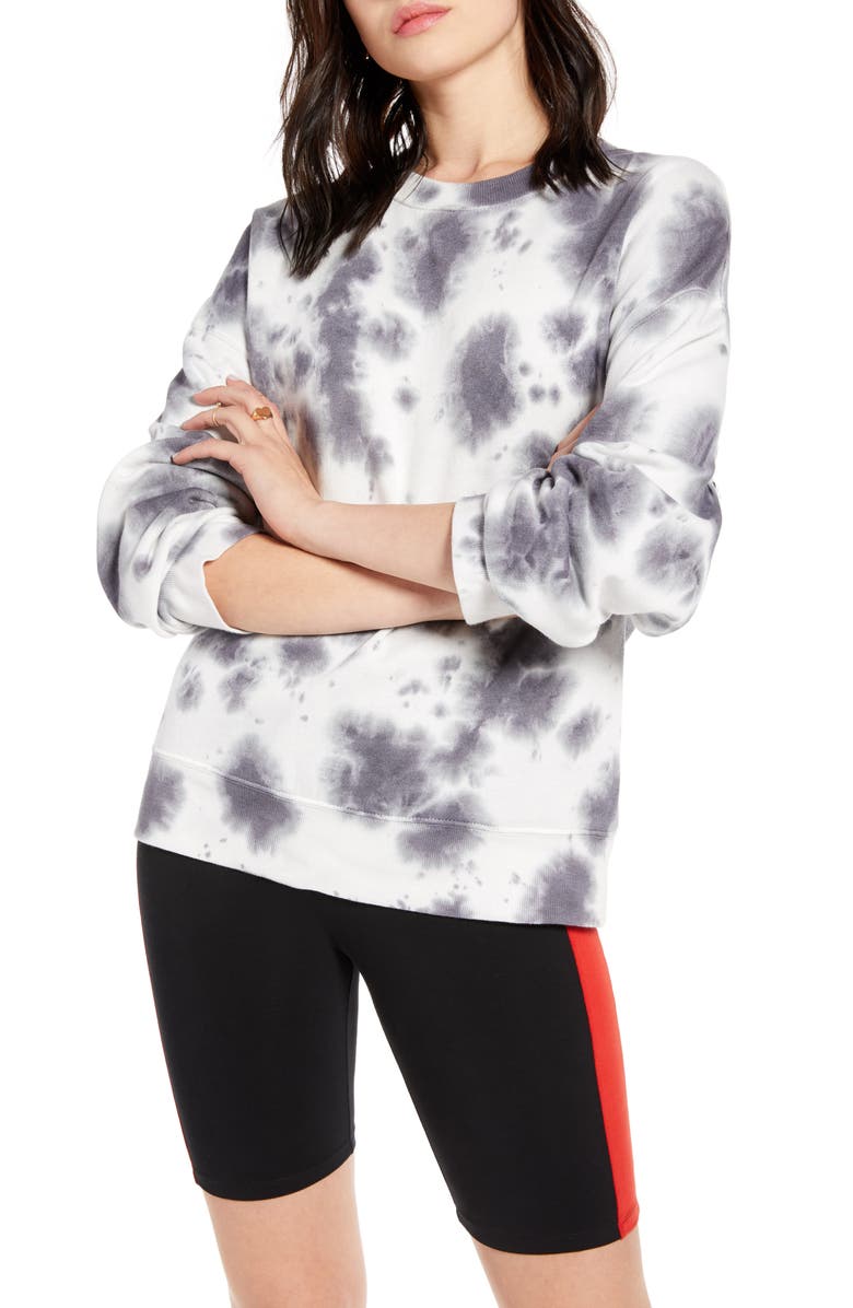 BP. x Claudia Sulewski Tie Dye Sweatshirt, Main, color, 