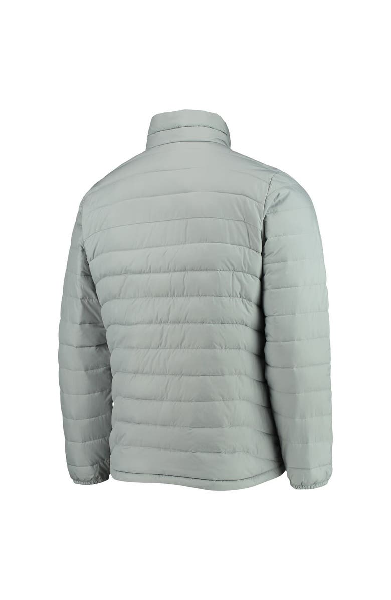 Columbia Men's Columbia Gray Ohio State Buckeyes Powder Lite Omni-Heat Reflective Full-Zip Jacket, Alternate, color, 