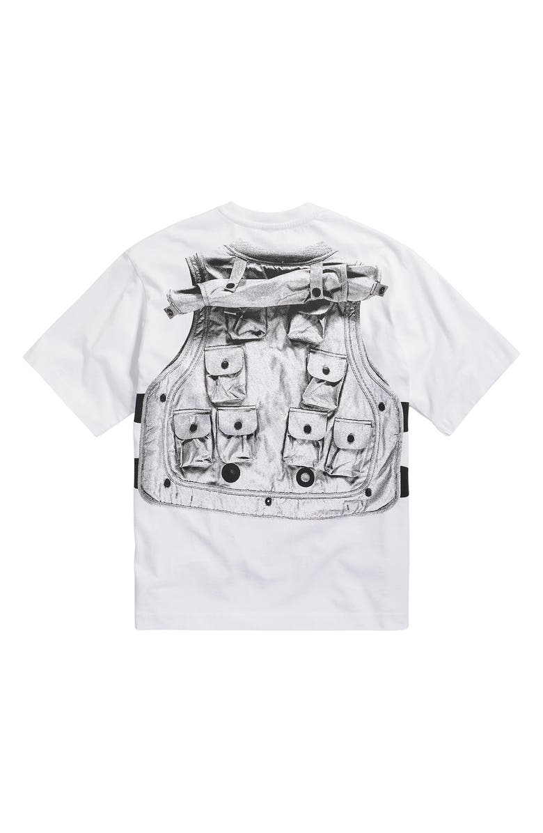 G-STAR Archive Vest Boxy Organic Cotton Graphic T-Shirt, Alternate, color, 