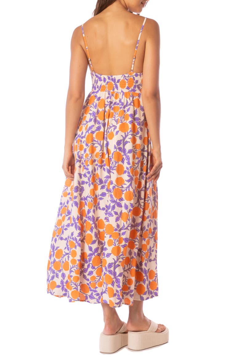 Sia Cover-Up Maxi Sundress, Alternate, color, OPEN WHITE