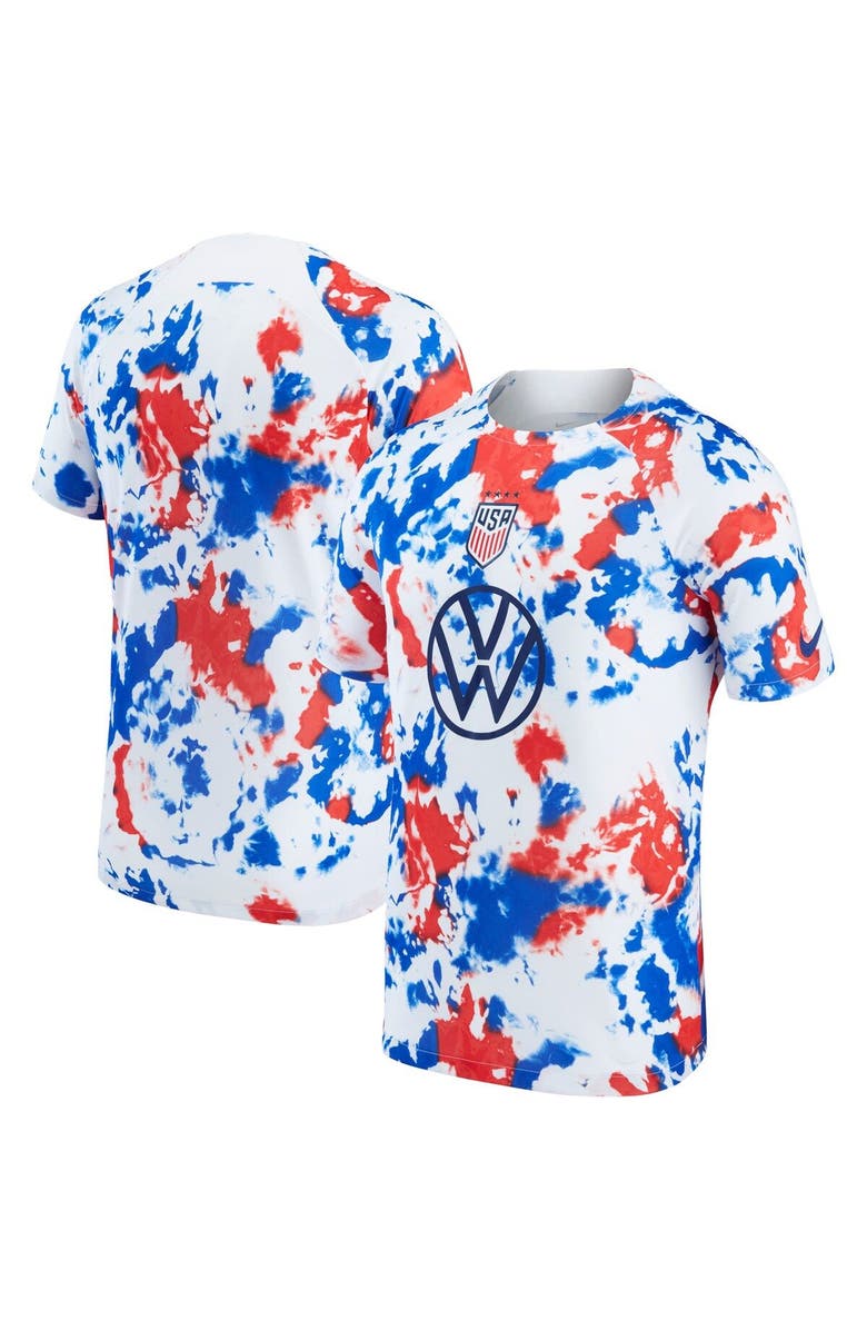 Nike Men's Nike White USWNT 2022/23 Pre-Match Top, Main, color, 