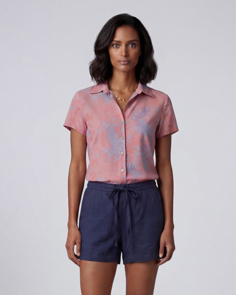 Paisley Explosion Womens Printed Shirt