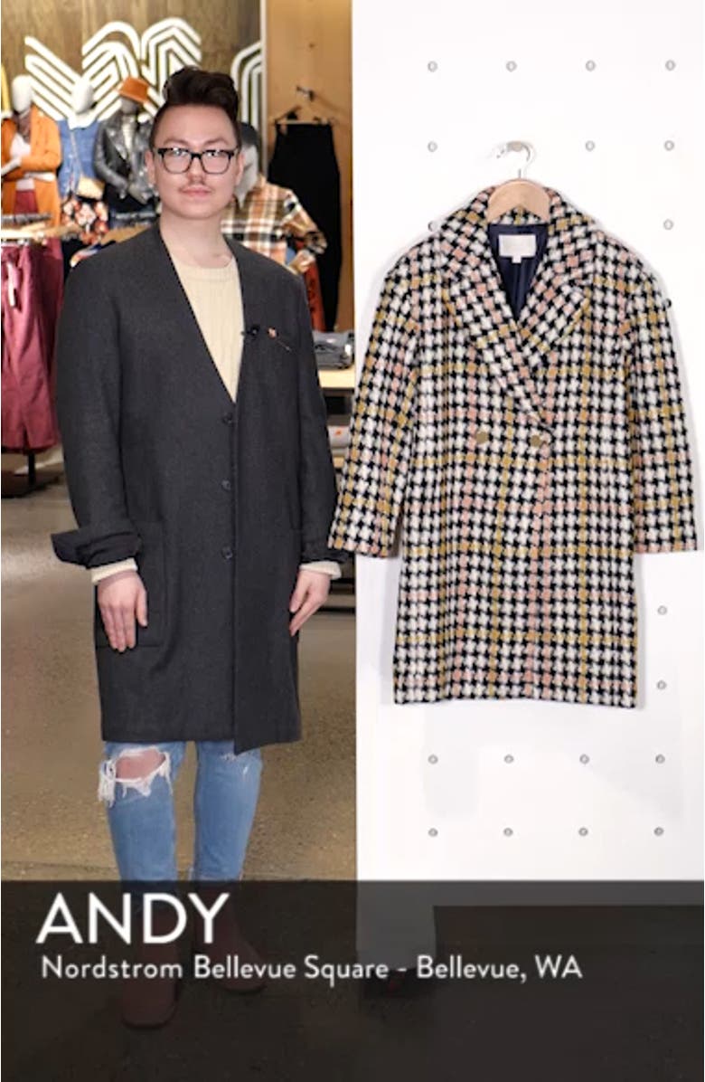 Collection Oversize Lurex<sup>®</sup> Tweed Coat, sales video thumbnail