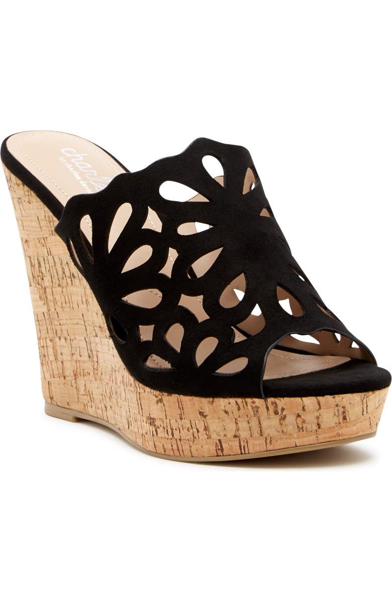 Charles by Charles David April Cutout Wedge Sandal, Main, color,