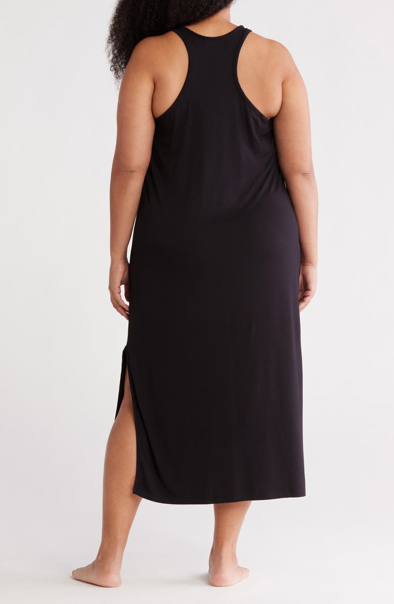 Nordstrom Cool Touch Racerback Nightgown, Alternate, color, Black