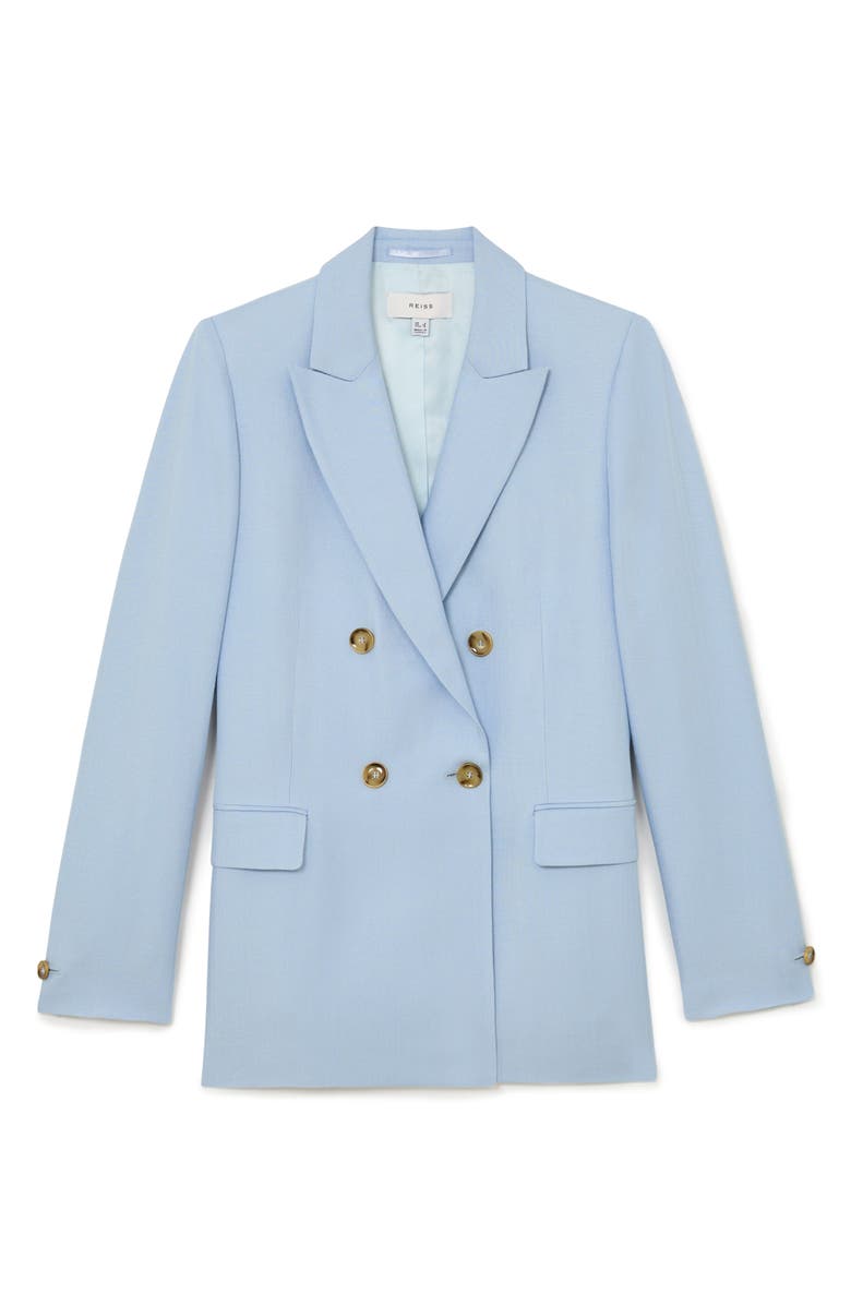 Reiss Magda Double Breasted Blazer, Alternate, color, Blue
