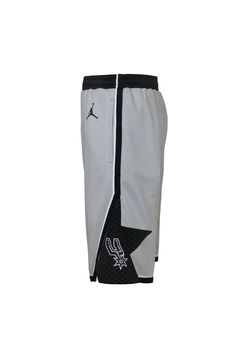 Jordan Brand Youth Jordan Brand  Silver San Antonio Spurs Authentic Statement Edition Swingman Shorts, Alternate, color, Silver