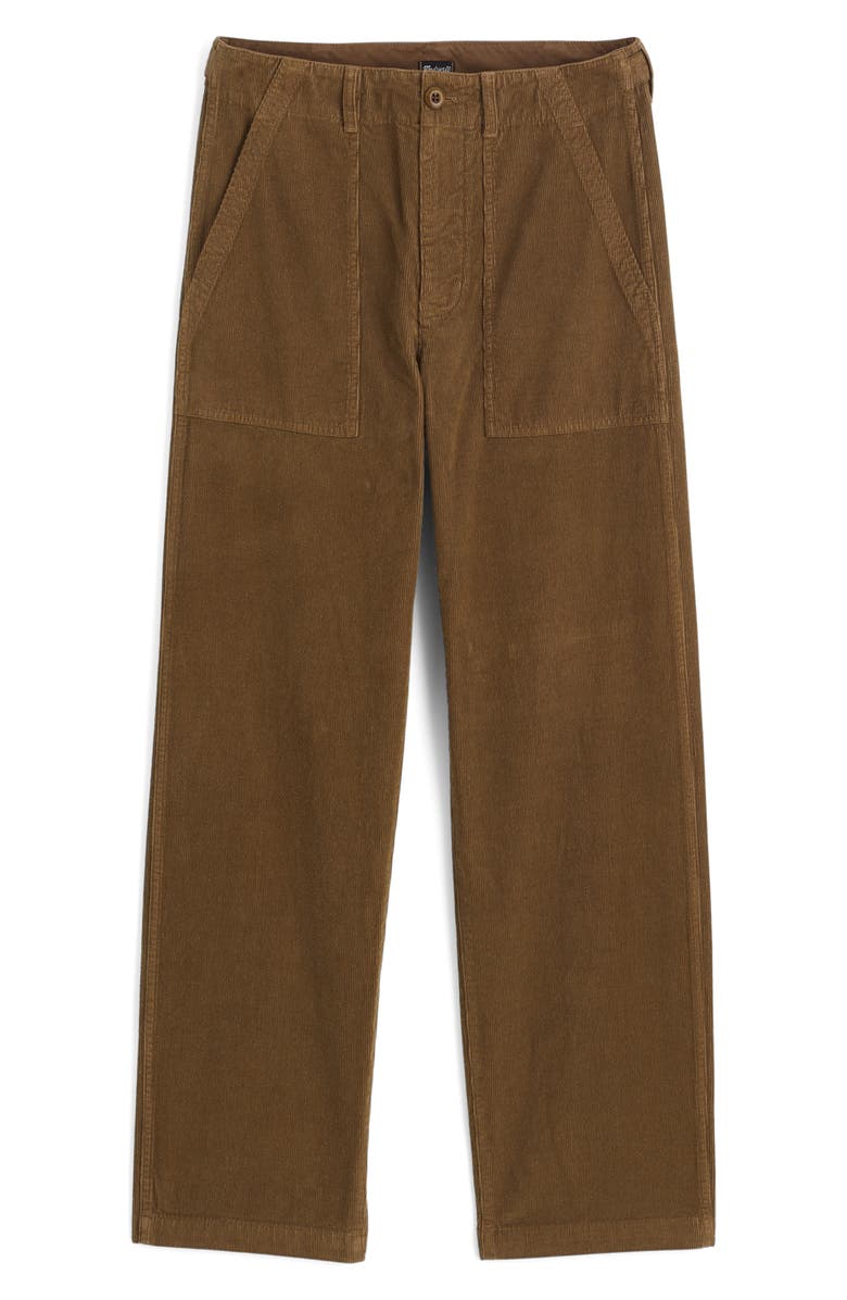 Madewell Corduroy Fatigue Pants, Alternate, color, Woodland Brown