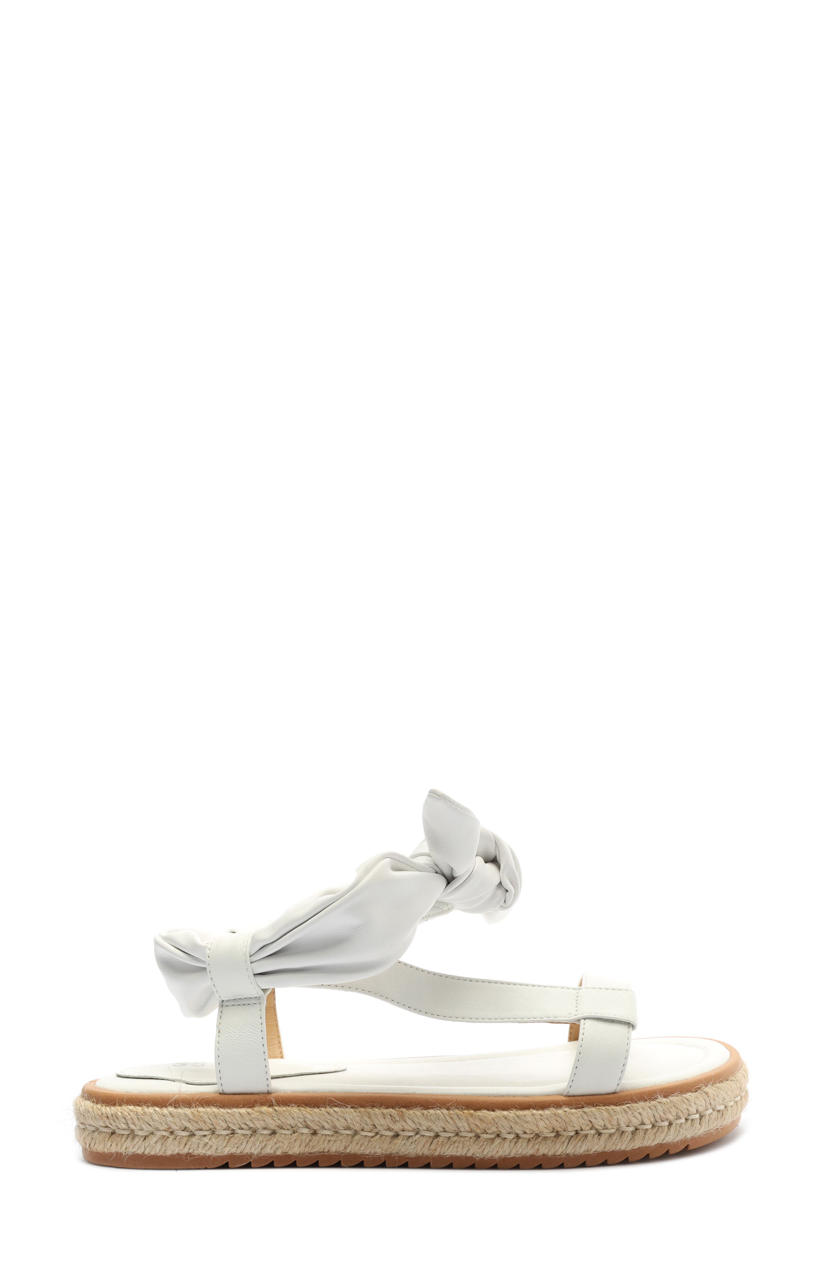 Wronny Espadrille Platform Sandal, Alternate, color, WHITE