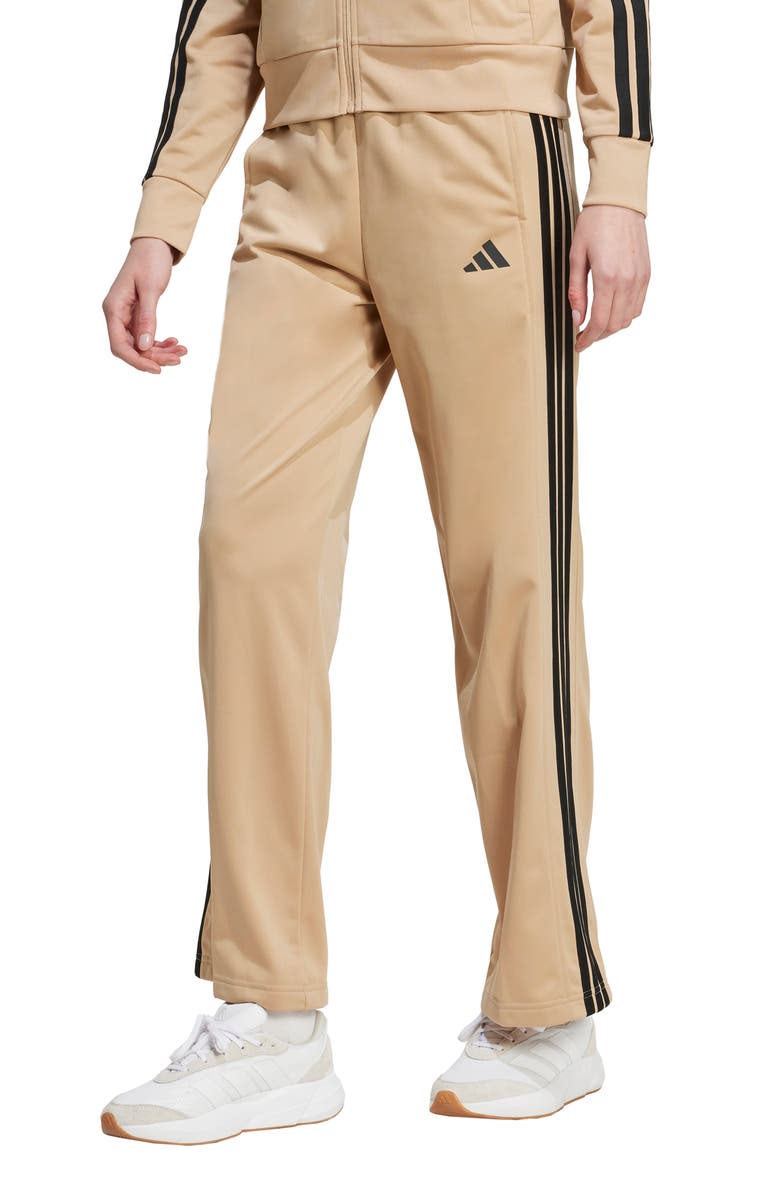 adidas 3-Stripe Pants, Main, color, Warm Sandstone/ Off White
