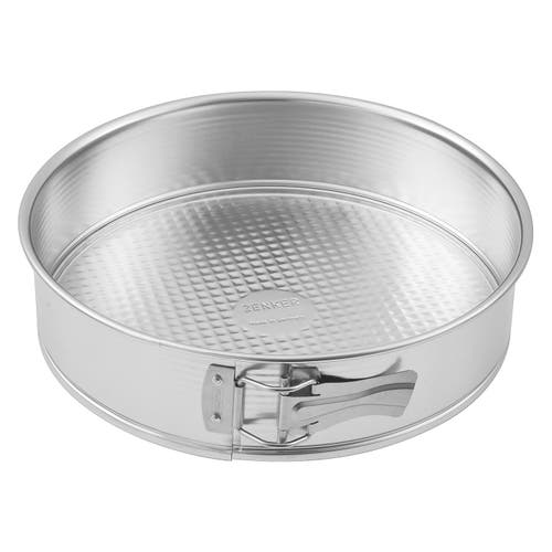 Zenker Tin Plated Steel Standard Springform Pan, 10-inch Diameter In Silver