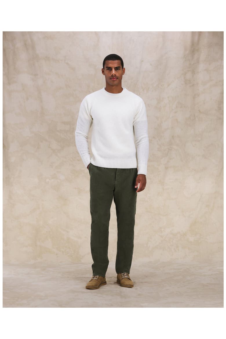 Skipper Merino Wool Crewneck Sweater, Alternate, color, OFF WHITE
