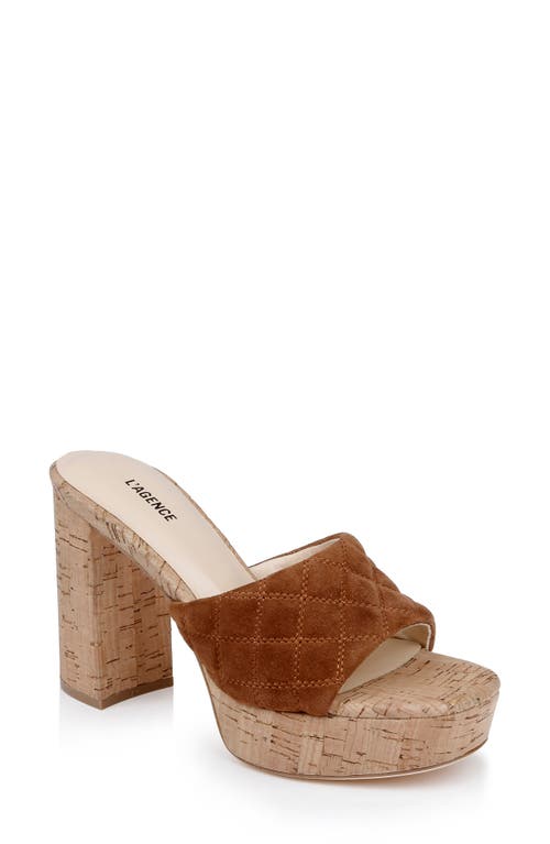 L AGENCE L'AGENCE GABRIELL PLATFORM SLIDE SANDAL 