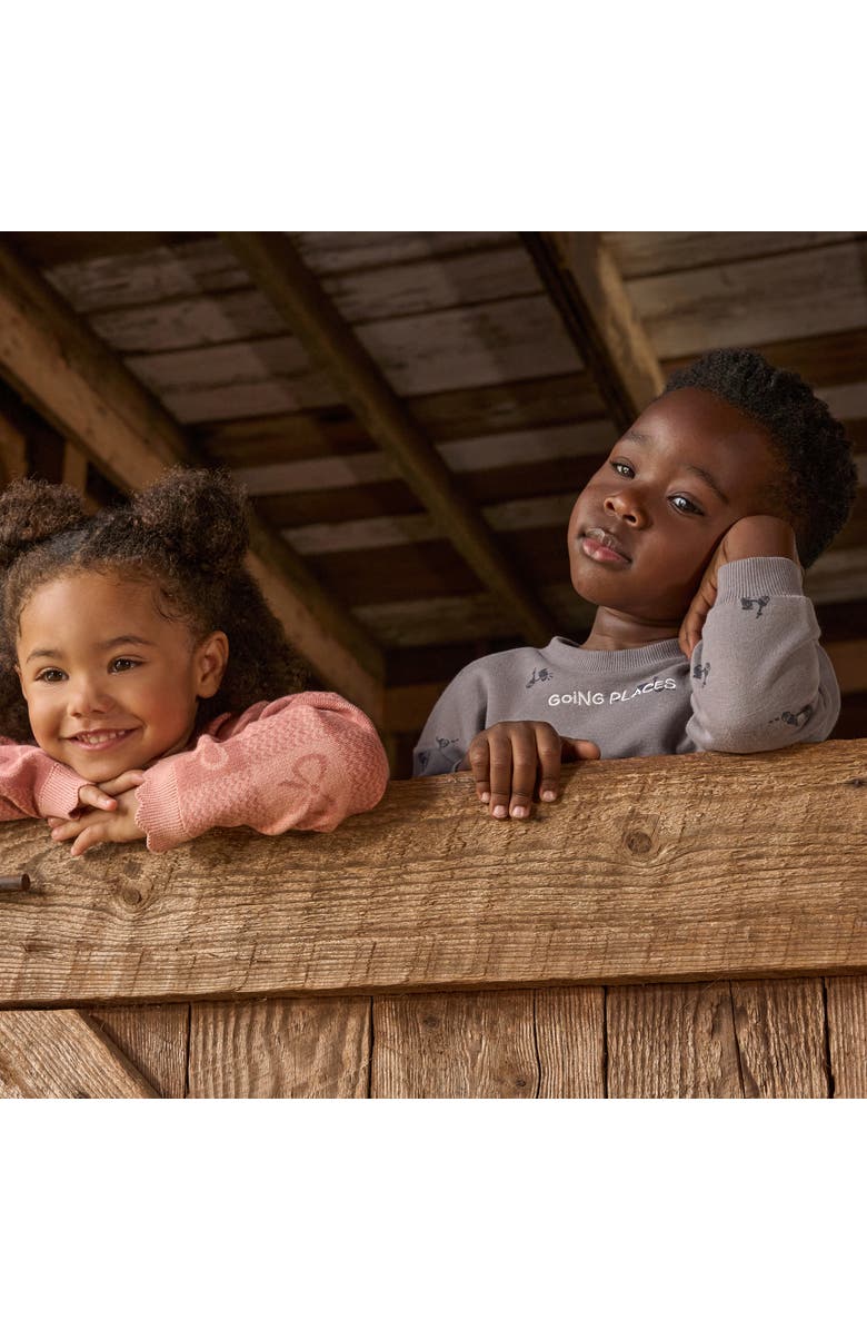Modern Moments<sup>™</sup> by Gerber Sweatshirt and Jogger Set, Alternate, color, Stormy Gray